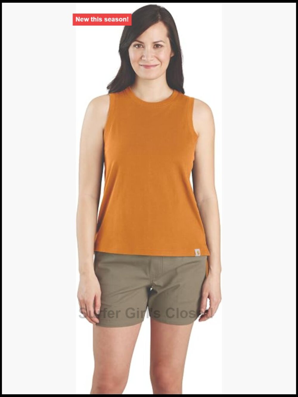Tencel Fiber Series Relaxed Fit Tank Top - 60% Cotton 40% Lyocell